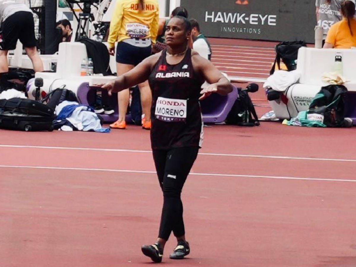 Yipsi Moreno eliminada no Mundial de Atletismo... agora por Albânia, image size:1200x900