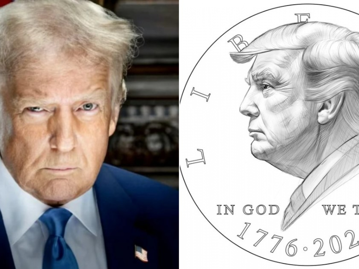 美国财政部可能会铸造一枚特朗普头像的硬币。
