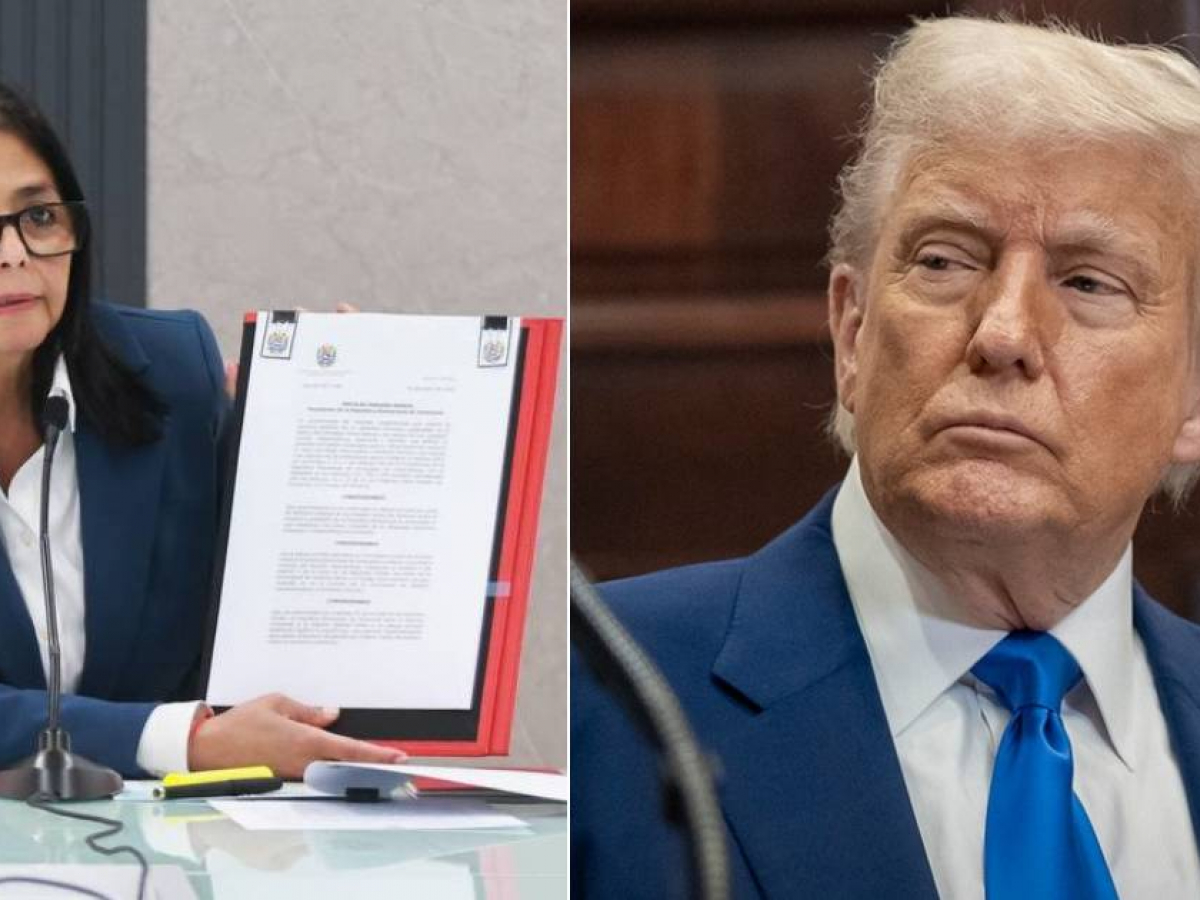 Delcy Rodríguez is "cooperating" and "communicating in Spanish with Rubio," Trump claims