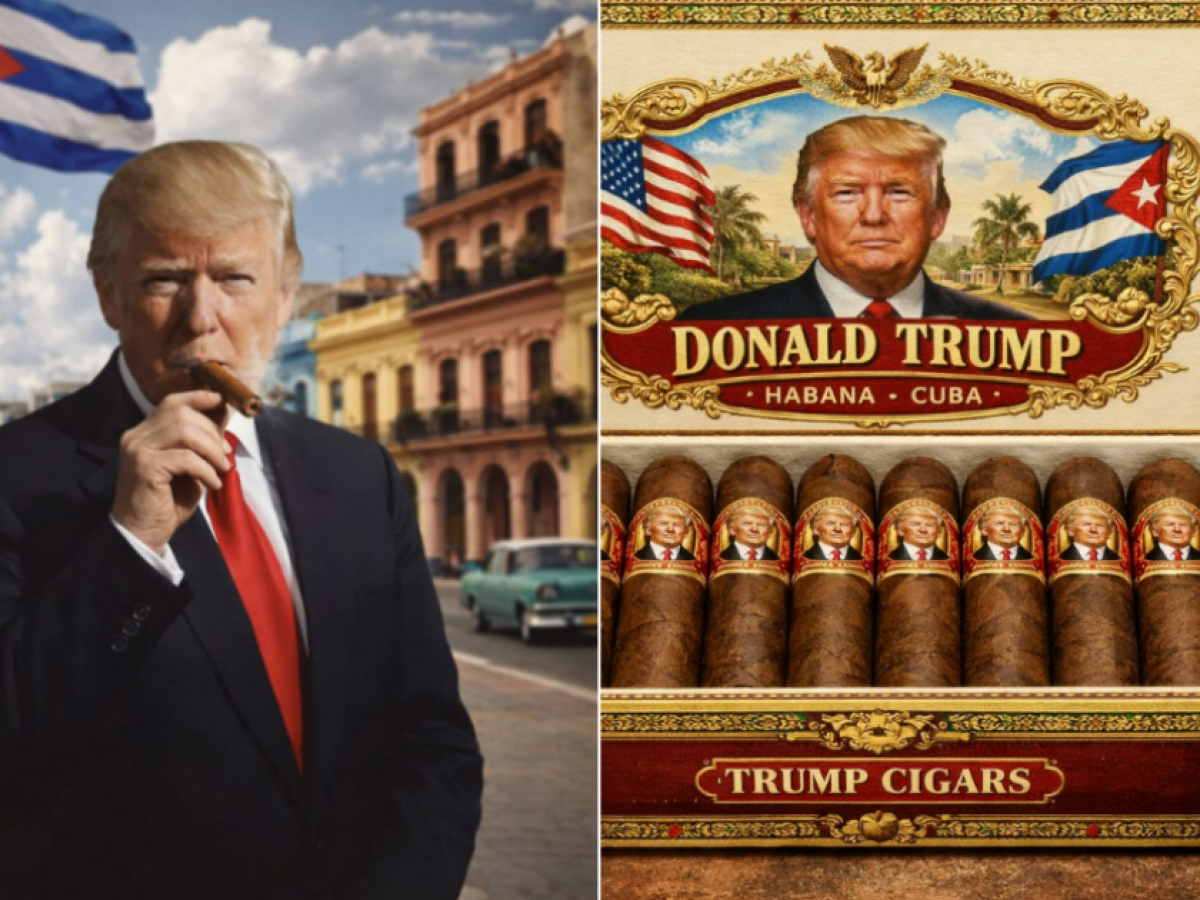 trump tobacco Rare cigarettes packet live in Antique Tobacciana Trump tweets about meeting with
