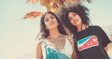 Las hermanas cubanas del dúo Ibeyi, con Serena Williams