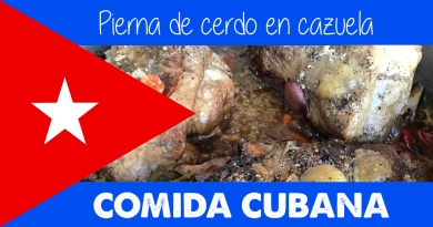 Comida Cubana: Pierna de cerdo asada en cazuela