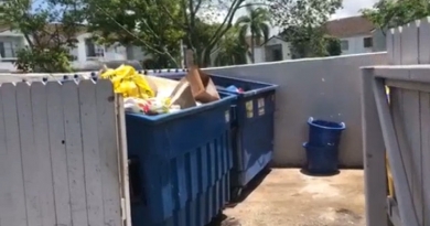 Encuentran a una bebé en un basurero de Boca Ratón, en Florida