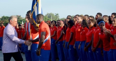 Díaz-Canel augura a delegación cubana una actuación “triunfante” en Lima 2019