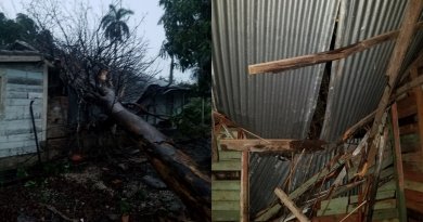 Tormenta local severa en Vertientes, Camagüey, causa daños a seis viviendas