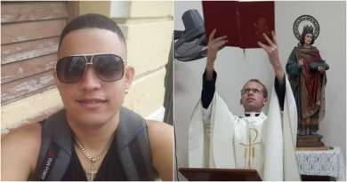 Padre Kenny ofrece su apoyo espiritual al preso político cubano Luis Robles y su familia
