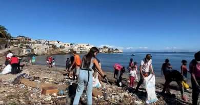 Artistas y youtubers se unen a limpieza de una playa en La Habana