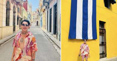 Influencer mexicano Papi Kunno de vacaciones en La Habana