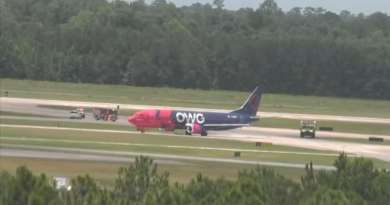 Avión canadiense con destino a Cuba aterriza de emergencia en Florida por incendio en bodegas