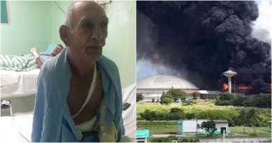 Anciano cubano herido cuenta cómo sobrevivió a primera explosión en Base de Supertanqueros de Matanzas