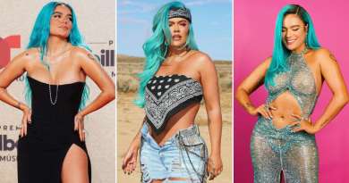 Karol G: Los mejores looks de la Bichota con el pelo azul