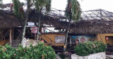 Incendio destruye techo de parador de Havana Club en Santa Cruz del Norte