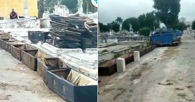 Cubanos denuncian que no hay cajas en Cementerio de Colón para enterrar restos exhumados