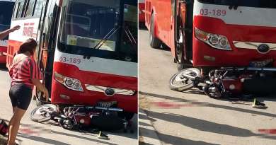 Al menos un fallecido tras choque entre un ómnibus y una moto en La Habana