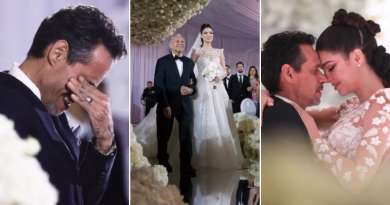 Marc Anthony y Nadia Ferreira comparten imágenes inéditas de su boda