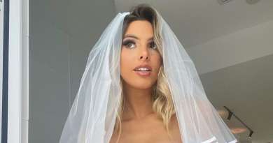 Lele Pons posa en bikini blanco y velo a un mes de su boda con Guaynaa