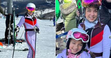 Las espectaculares vacaciones en la nieve de Adamari López con su hija Alaïa y amigos