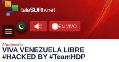 Hackean web de teleSUR pidiendo libertad de presos políticos de Cuba y Venezuela