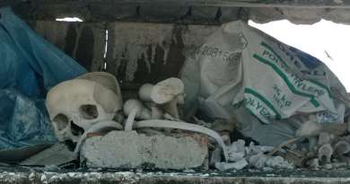 Huesos expuestos y tumbas abiertas en cementerio de Mayabe en Holguín