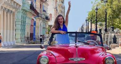 Actriz Carlota Boza de popular serie española “La que se avecina” está de visita en Cuba