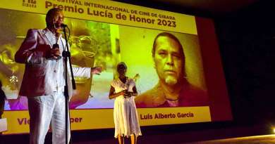 Luis Alberto García al recibir premio en Festival de Gibara: “Nuestro cine será libre o no será”