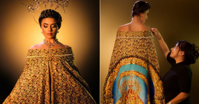 Yas González diseña vestido inspirado en la Virgen de la Caridad como promesa por la libertad de Cuba