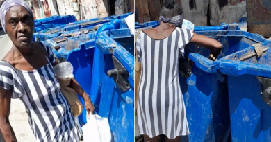 Abuela cubana busca ropa en basureros de La Habana