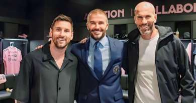 Tres leyendas del fútbol: Leo Messi, Beckham y Zidane se reúnen en Miami en una foto histórica