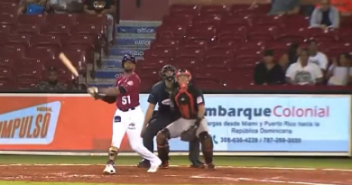 Cubano Henry Urrutia se luce en Liga de Béisbol Invernal Dominicana