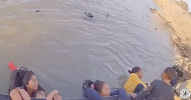 Dramático rescate de un grupo de migrantes que se ahogaban en el Río Bravo