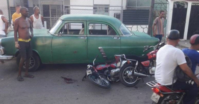 Dos heridos tras choque de dos motos en La Habana