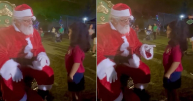 Santa Claus cubano complace a niña en Hialeah y conquista las redes: "Olvídate de eso"