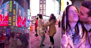 En las pantallas de Times Square: Camila Guiribitey desvela el sexo del bebé que espera