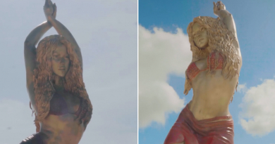 Shakira, emocionada con su escultura: "Homenaje a la mujer colombiana y a las barranquilleras"