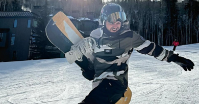 Luis Fonsi y su esposa comienzan el año en Aspen: Snowboard, muñecos de nieve y caídas