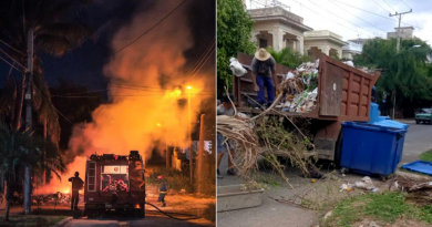 Gobierno se vuelca en recogida urgente de basuras tras incendios provocados en calles de La Habana