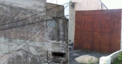 Anuncio de Coca Cola se mantiene a pesar de los años en una pared en Villa Clara