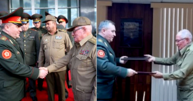 Régimen cubano y bielorruso firman acuerdo de cooperación militar