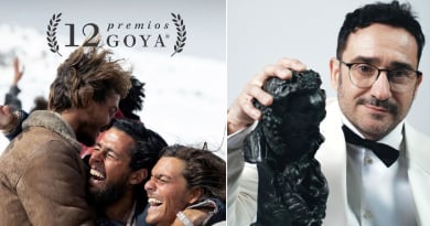"La sociedad de la nieve" arrasa en los Goya y se lleva 12 premios