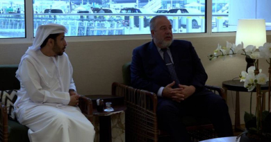 Manuel Marrero visita Emiratos Árabes Unidos para participar en Cumbre de Gobiernos