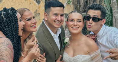 Critican a hijo de Niurka Marcos por vestir falda en la boda de su hermano: "Que ridículo"