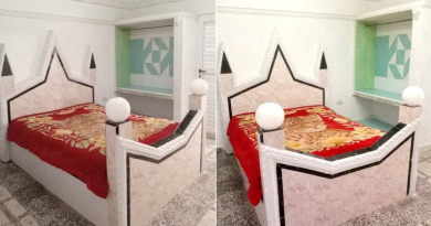 Albañil cubano fabrica una cama de mampostería: "Al menos no le cae comején"