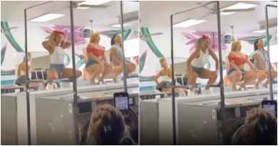 Mujeres sorprenden con twerking en lavandería en Calle 8 de Miami