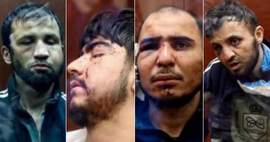 Cuatro acusados de atentado en Moscú muestran señales de tortura al comparecer en corte