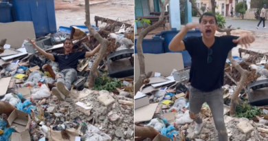Jardiel posa en un basurero de La Habana: “Hazte una limpieza Cuba”
