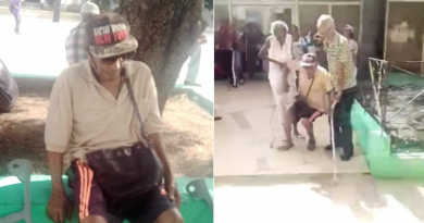 Anciano se desmaya en cola para cobrar su jubilación en Santiago de Cuba