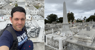 Comentarista deportivo Yasel Porto regresa a Cuba y cumple deuda de visitar tumba de Juana Bacallao