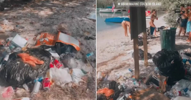 Denuncian suciedad en playa Miami: "Es inaceptable"