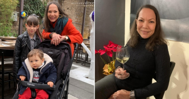 Una abuela feliz: Luisa María Jiménez comparte adorable foto junto a sus nietos 