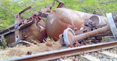 Confirman derrame de combustible en tren descarrilado en Sancti Spíritus 
